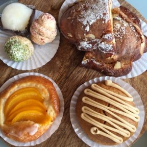 Gluten-free pastry spread from Kirari West Bakery